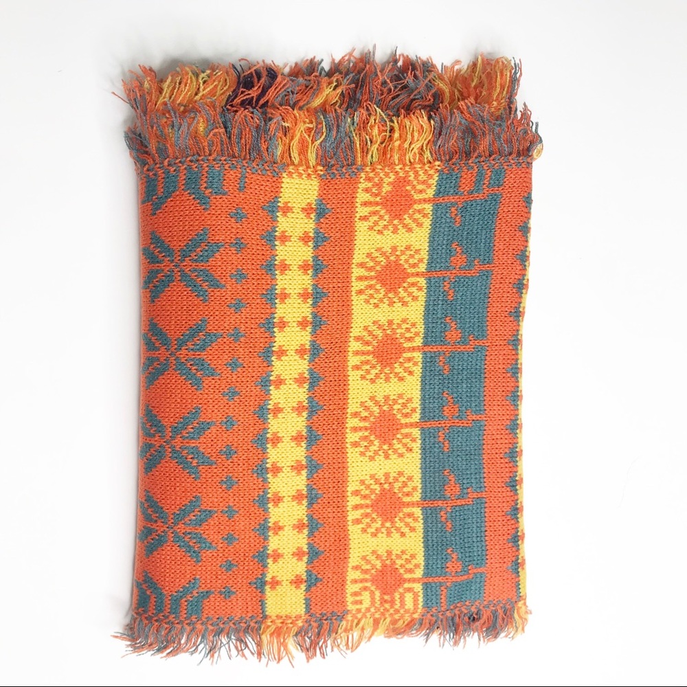 NEW Orange/Blue/Yellow Southwestern Scarf
